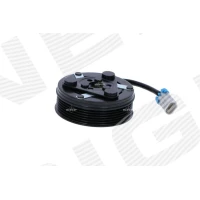 Air conditioner compressor magnetic clutch