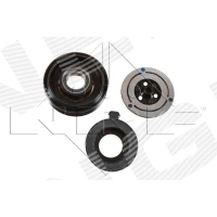 Air conditioner compressor magnetic clutch