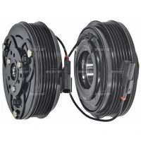 Air conditioner compressor magnetic clutch