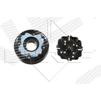 Air conditioner compressor magnetic clutch