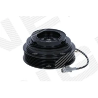 Air conditioner compressor magnetic clutch