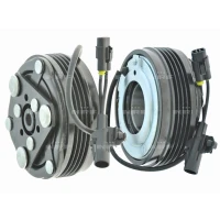 Air conditioner compressor magnetic clutch