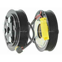 Air conditioner compressor magnetic clutch