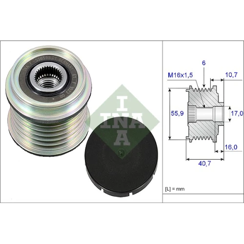 ALTERNATOR FREEWHEEL CLUTCH - 0