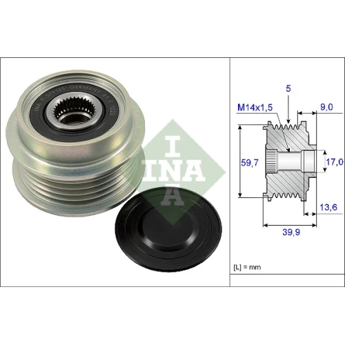 ALTERNATOR FREEWHEEL CLUTCH - 0