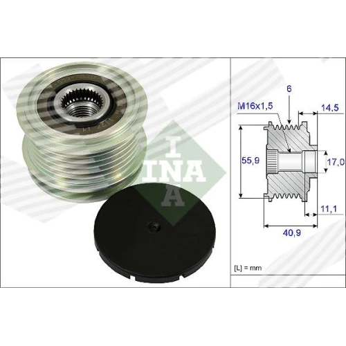 ALTERNATOR FREEWHEEL CLUTCH - 0