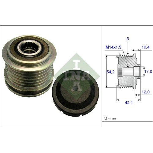 ALTERNATOR FREEWHEEL CLUTCH - 0