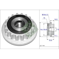 Alternator freewheel clutch