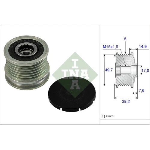 ALTERNATOR FREEWHEEL CLUTCH - 0