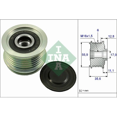 ALTERNATOR FREEWHEEL CLUTCH - 0