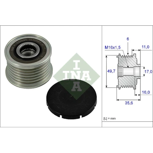 ALTERNATOR FREEWHEEL CLUTCH - 0