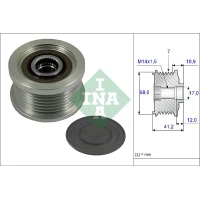 Alternator freewheel clutch