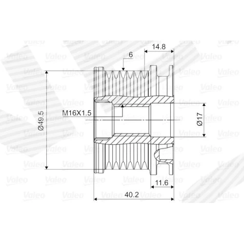 ALTERNATOR FREEWHEEL CLUTCH - 1