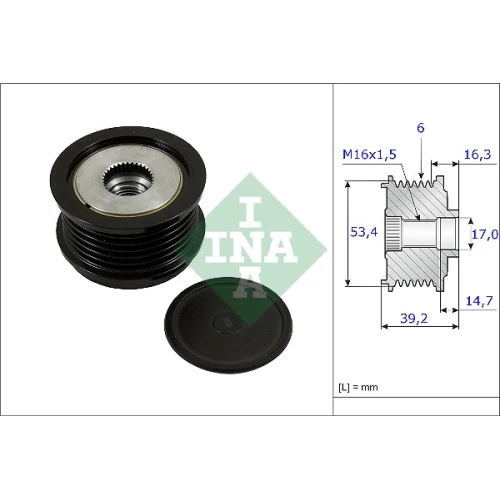 ALTERNATOR FREEWHEEL CLUTCH - 0