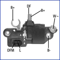 Alternator regulator