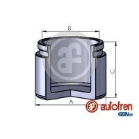 Brake caliper piston