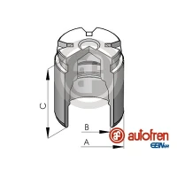 Brake caliper piston