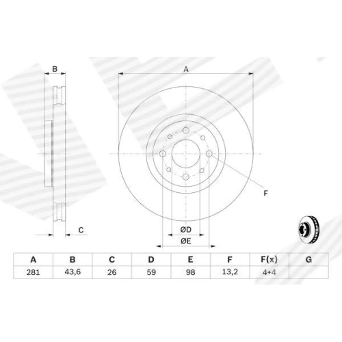 BRAKE DISC - 4