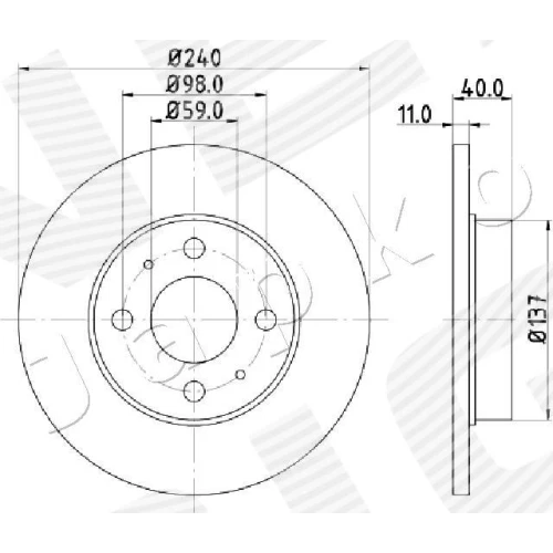 BRAKE DISC - 0