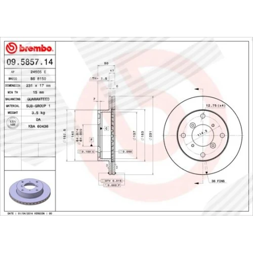 BRAKE DISC - 0