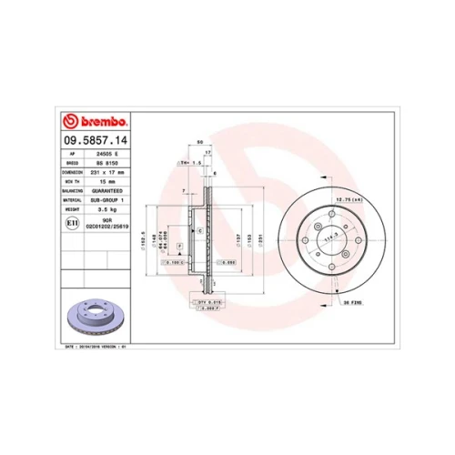 BRAKE DISC - 0