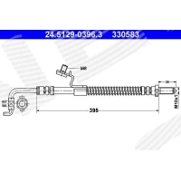 Brake line pipe