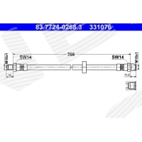 Brake line pipe