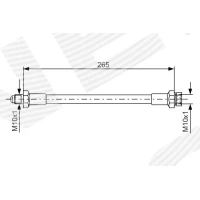 Brake line pipe