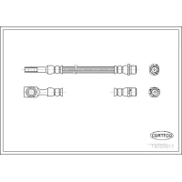 Brake line pipe