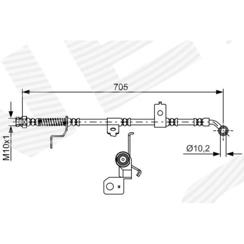 BRAKE LINE PIPE - 4