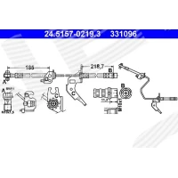 Brake line pipe