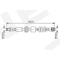 Brake line pipe