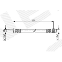 Brake line pipe