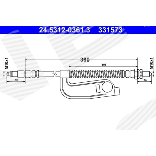 BRAKE LINE PIPE - 0