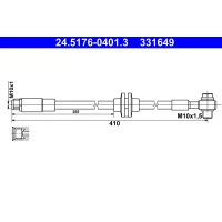 Brake line pipe