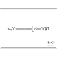 Brake line pipe