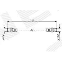 Brake line pipe