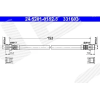 Brake line pipe