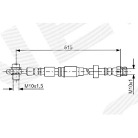 Brake line pipe