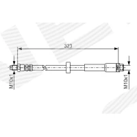 Brake line pipe