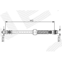 Brake line pipe