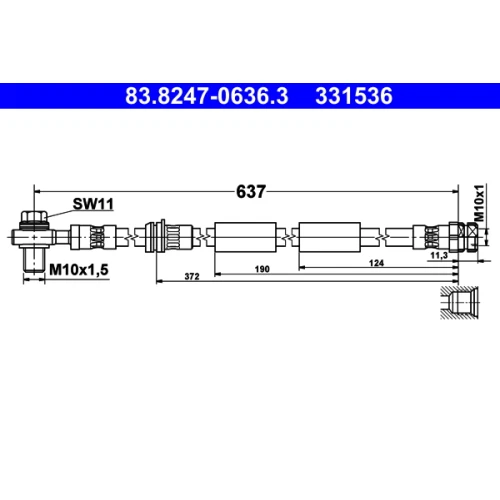 BRAKE LINE PIPE - 0