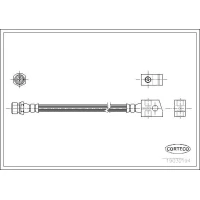 Brake line pipe