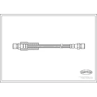 Brake line pipe