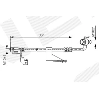 Brake line pipe