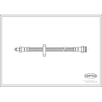 Brake line pipe