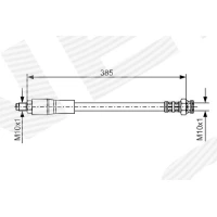 Brake line pipe