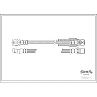 Brake line pipe