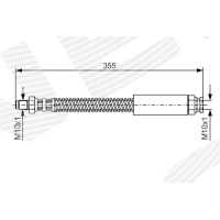 Brake line pipe