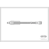 Brake line pipe